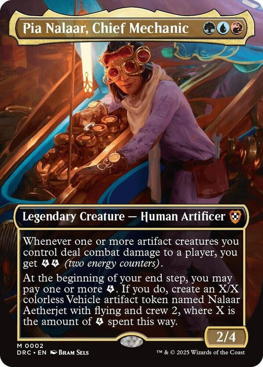 Pia Nalaar, Chief Mechanic (Borderless) (Non-Foil) Aetherdrift MTG