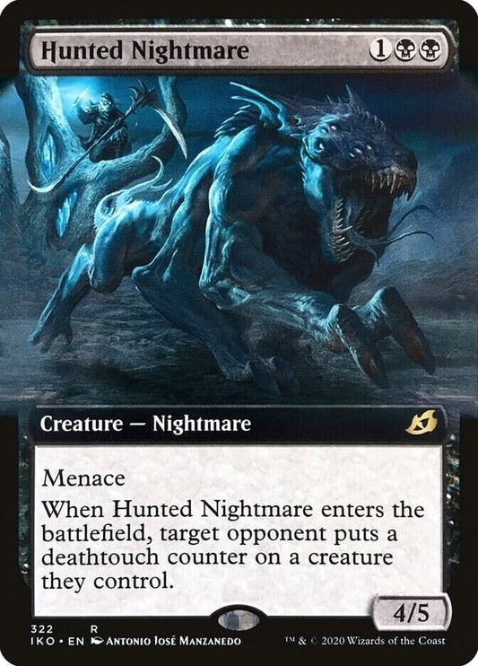 Hunted Nightmare (Extended Art) (Non-Foil) MTG