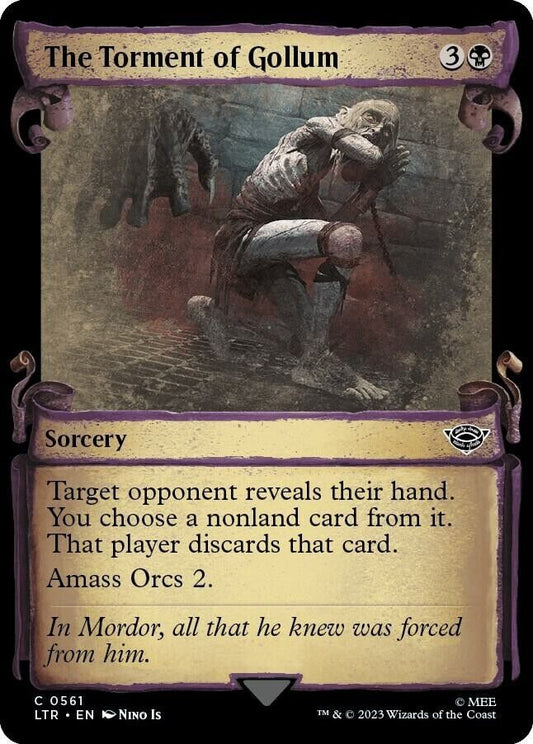 The Torment of Gollum (Showcase Scrolls) (Non-Foil) MTG