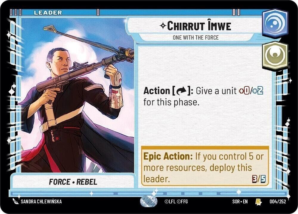 Chirrut Imwe - One With The Force (Non-Foil) SWU