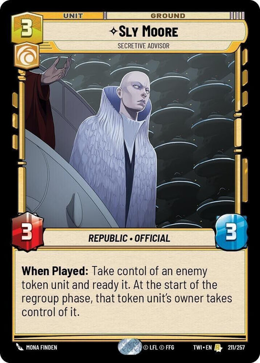 Sly Moore - Secretive Advisor (Non-Foil) SWU
