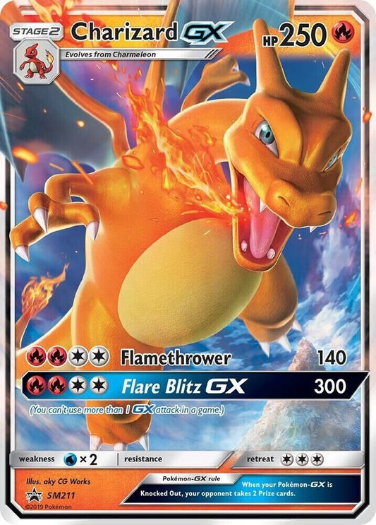 Charizard GX SM211 Sm Promos Holo NM Pikemon PKM