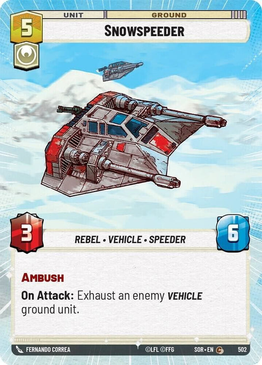 Snowspeeder (Hyperspace) (Non-Foil) SOR SWU