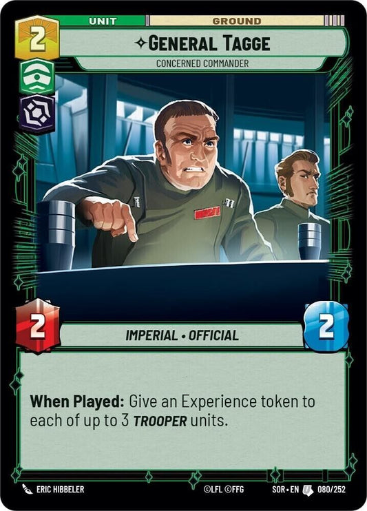 General Tagge - Concerned Commander (Non-Foil) SWU