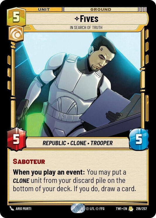 Fives - In Search of Truth (Non-Foil) SWU