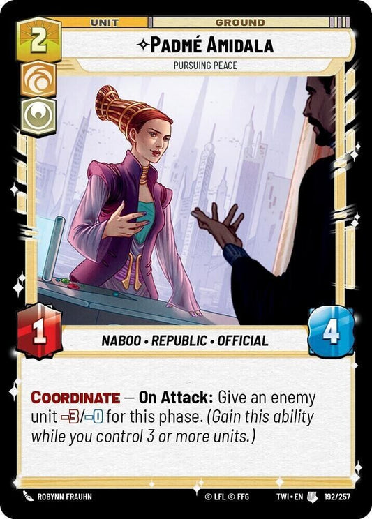 Padmé Amidala - Pursuing Peace (Non-Foil) SWU