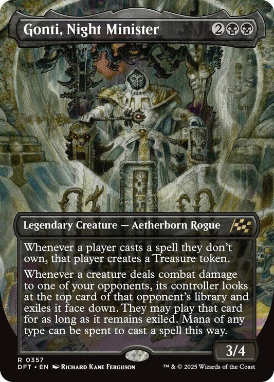Gonti, Night Minister (Borderless) (Non-Foil) Aetherdrift MTG