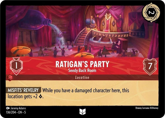 Ratigan's Party Seedy Back Room Foil Disney Lorcana