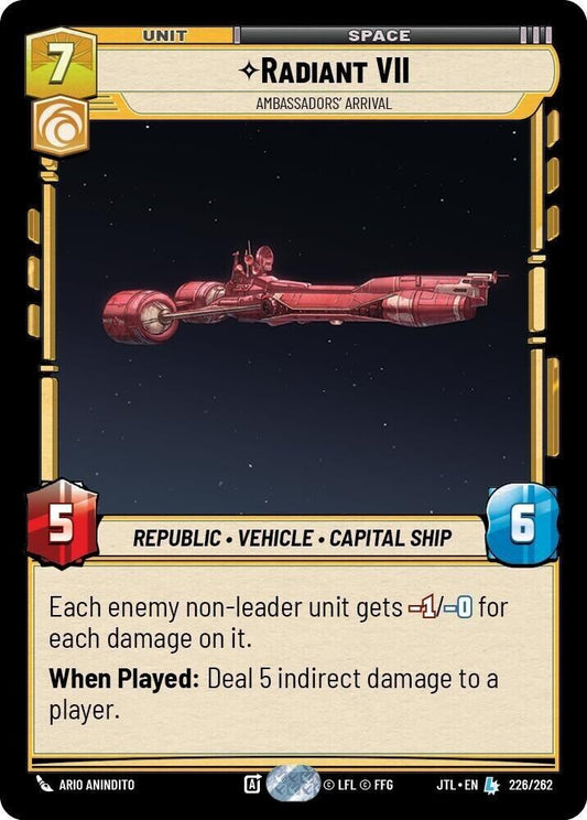 Radiant VII - Ambassadors' Arrival (Non-Foil) JTL SWU