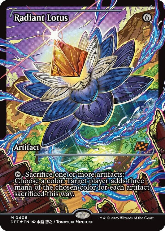 Radiant Lotus (Showcase) (Foil) Aetherdrift MTG