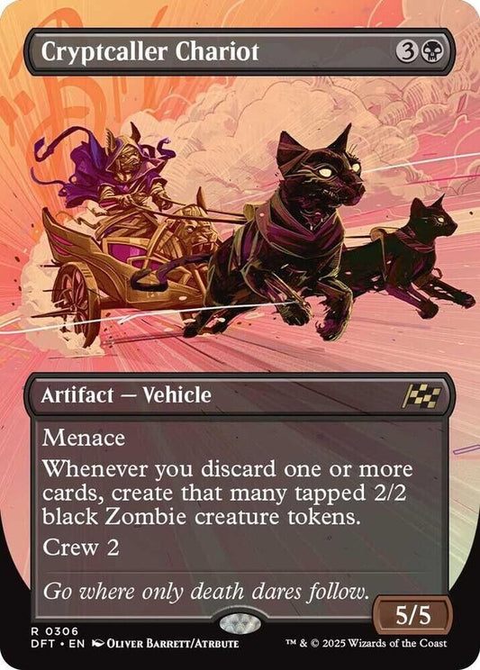 Cryptcaller Chariot (Borderless) (Non-Foil) Aetherdrift MTG