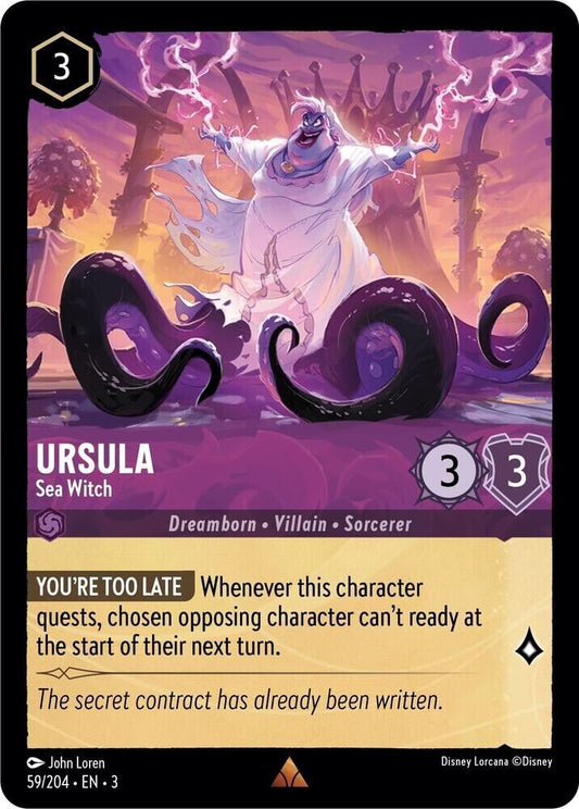 Ursula Sea Witch Non-Foil Disney Lorcana