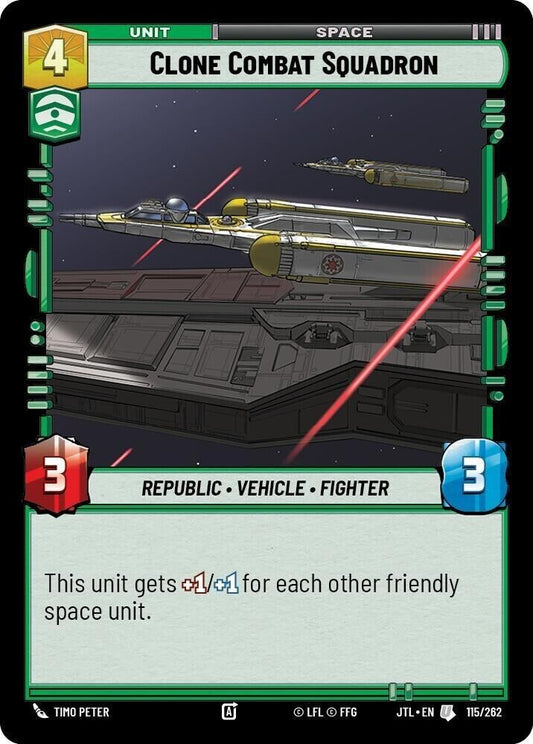 Clone Combat Squadron (Non-Foil) JTL SWU