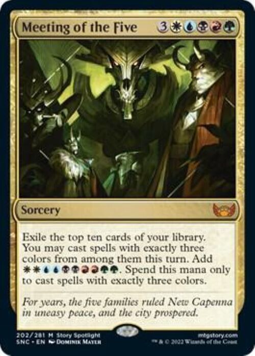 Meeting of the Five (Non-Foil) MTG