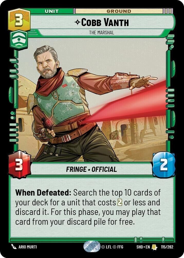 Cobb Vanth - The Marshal (Non-Foil) SWU