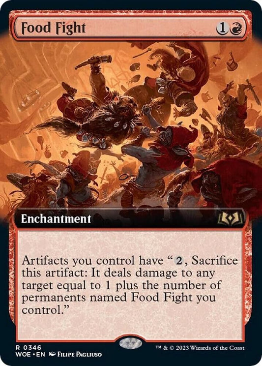 Food Fight (Extended Art) (Non-Foil) MTG