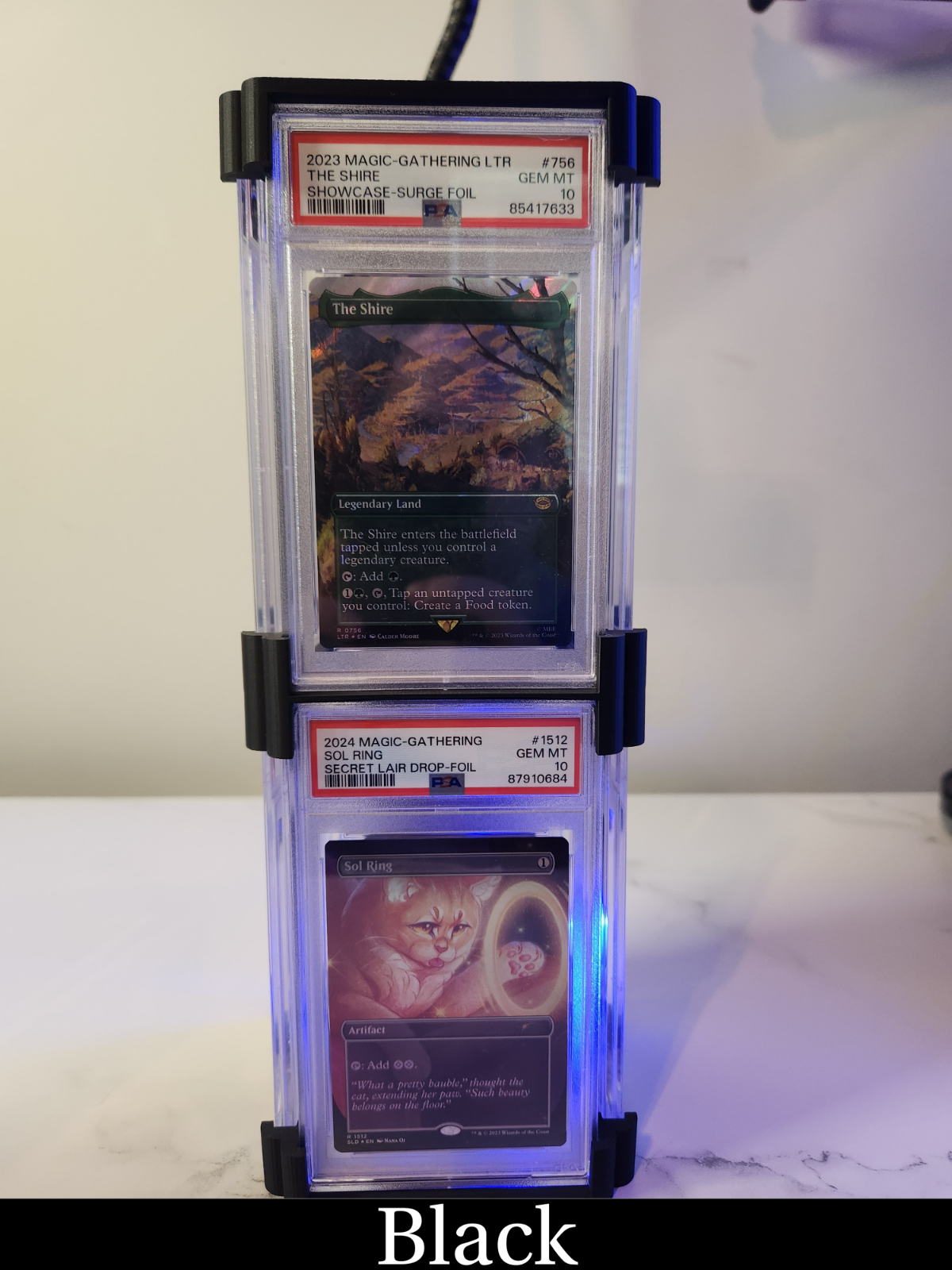 Graded Card Stand - Compatible with PSA/CGC  - Turnable 360 Display - SlabTower