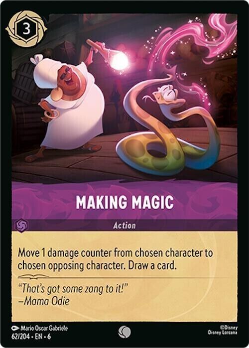 Making Magic Cold Foil Disney Lorcana 62/204