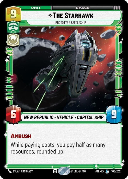 The Starhawk - Prototype Battleship (Non-Foil) JTL SWU