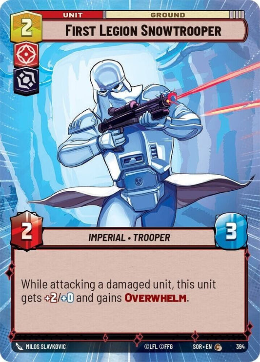 First Legion Snowtrooper (Hyperspace) (Non-Foil) SOR SWU