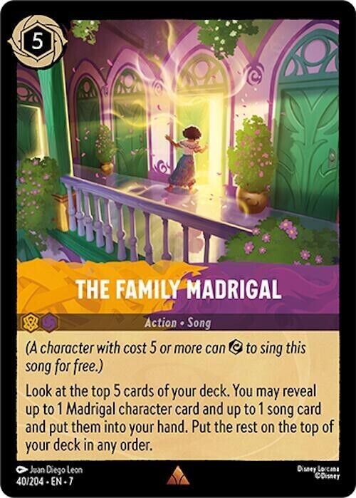 The Family Madrigal Cold Foil Disney Lorcana 40/204 Archazia's Island