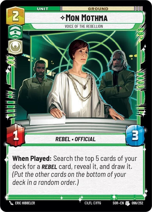 Mon Mothma - Voice of the Rebellion (Non-Foil) SWU