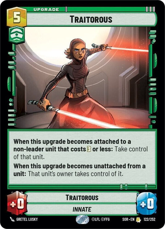 Traitorous (Non-Foil) SWU