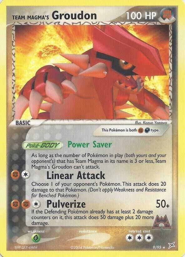 Team Magma's Groudon - (EX Team Magma vs Team Aqua) 009/095 Deck Exclusives (NM)