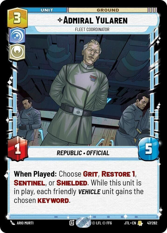 Admiral Yularen - Fleet Coordinator (Non-Foil) JTL SWU