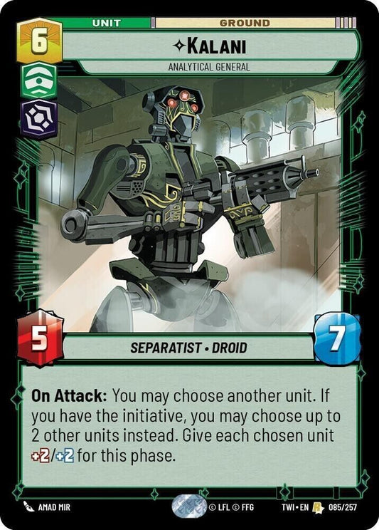 Kalani - Analytical General (Foil) SWU