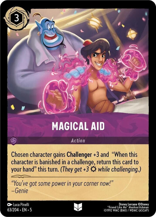 Magical Aid Cold Foil Disney Lorcana 63/204
