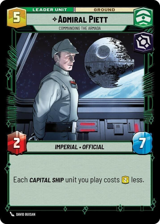 Admiral Piett - Commanding the Armada (Non-Foil) JTL SWU