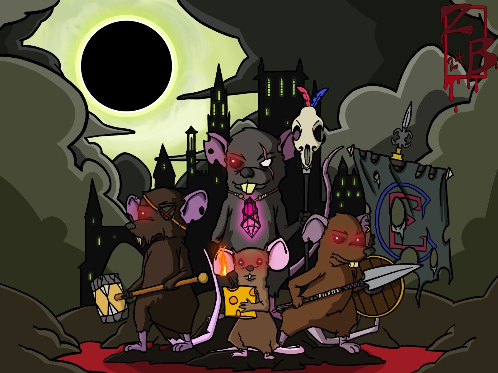 Pokemon MTG Star Wars 24in x 14in CardsElite Playmat, "Mud Rats"