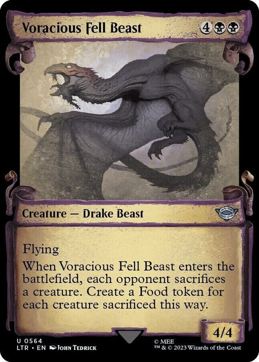 Voracious Fell Beast (Showcase Scrolls) (Non-Foil) MTG