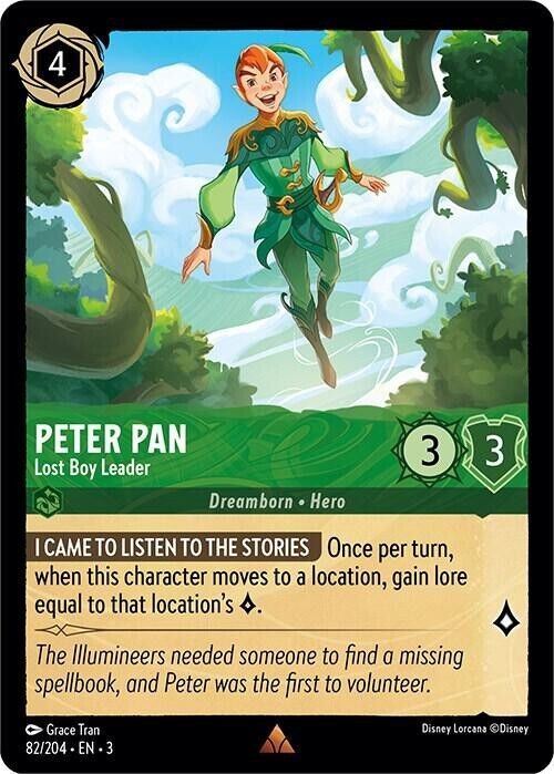 Peter Pan Lost Boy Leader Non-Foil Disney Lorcana
