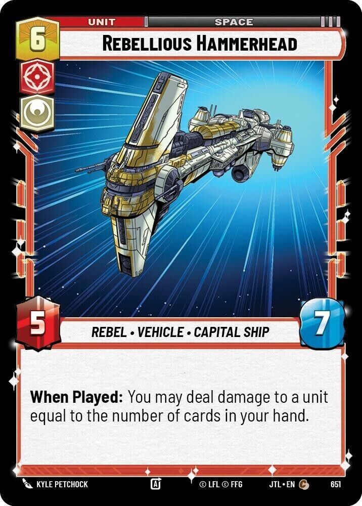 Rebellious Hammerhead (Foil) JTL SWU