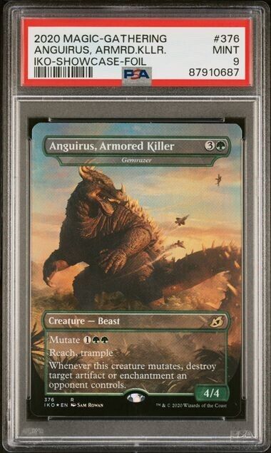 ANGUIRUS, ARMORED KILLER (SHOWCASE-FOIL) *PSA 9*