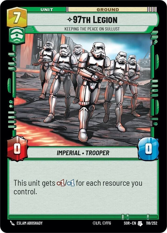 97th Legion - Keeping the Peace on Sullust (Non-Foil) SWU