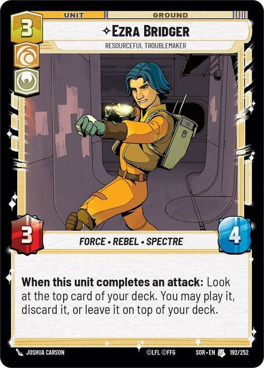 Ezra Bridger - Resourceful Troublemaker (Non-Foil) SWU