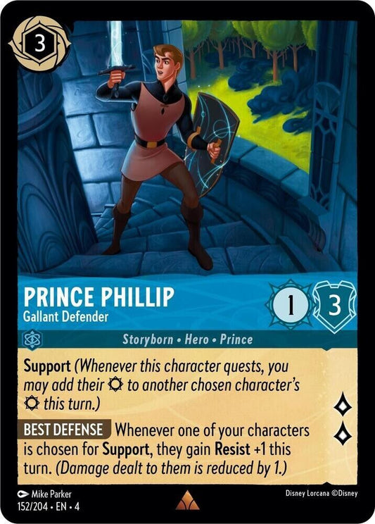 Prince Phillip Gallant Defender Non-Foil Disney Lorcana