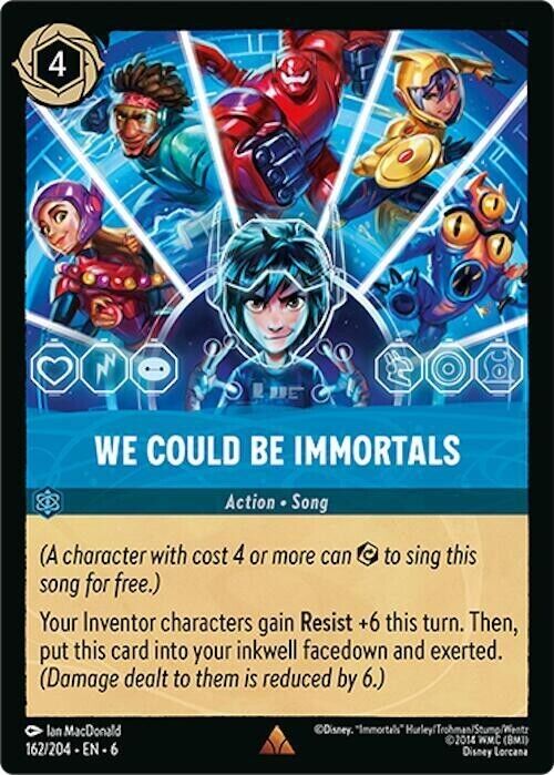 We Could Be Immortals Non-Foil Disney Lorcana 162/204