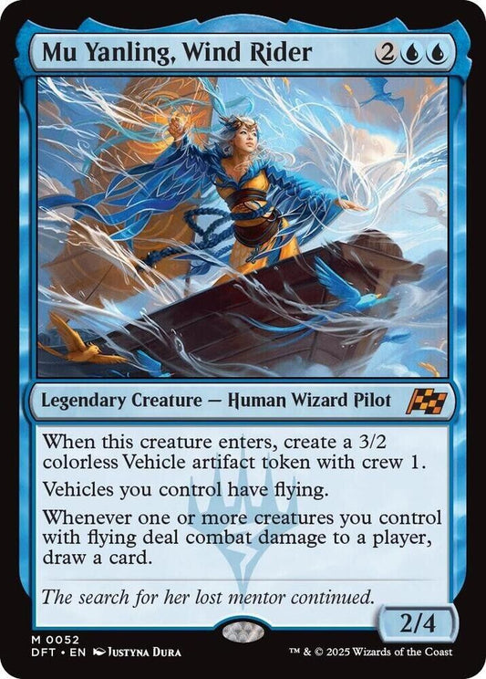 Mu Yanling, Wind Rider (Foil) Aetherdrift MTG