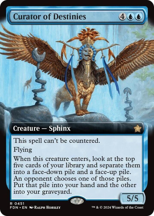 Curator of Destinies (Extended Art) (Foil) MTG